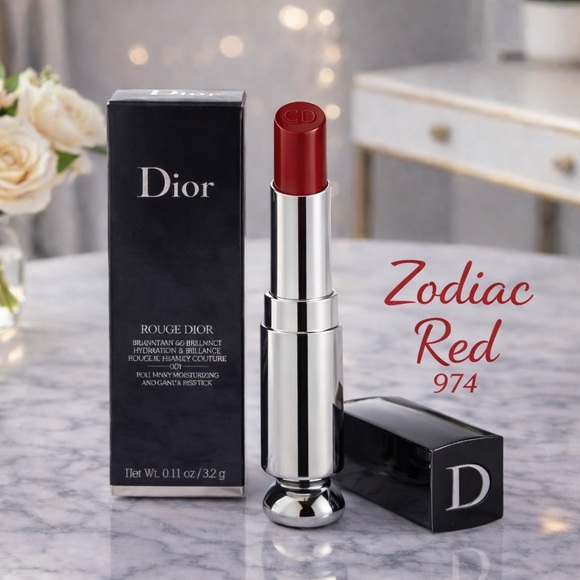 Dior Other - Dior Lipstick in Bold Red 974 Zodiac Red